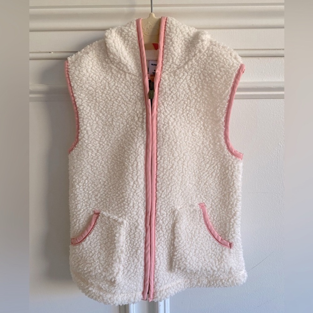 Old Navy 5T Pink & White Vest